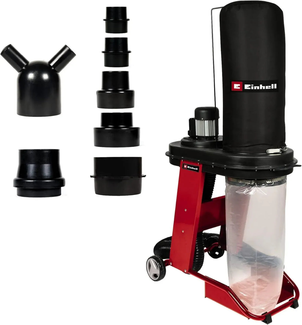 Aspiratore Trucioli Einhell TE-VE 550/1 A, 550W, Tubo 2.5m, Sacco 65L