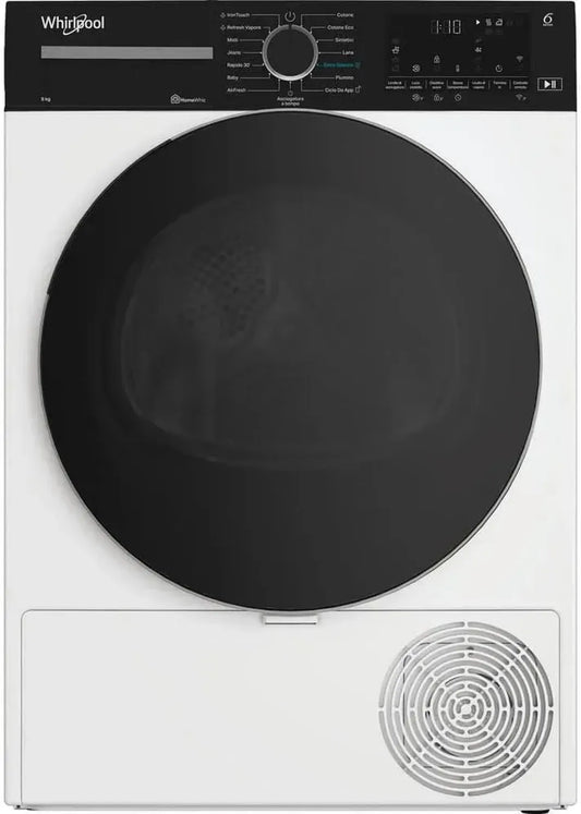 Asciugatrice Whirlpool a Carica Frontale, Modello WD 95M WBS IT, Bianco