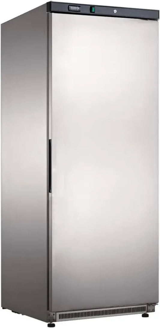 Congelatore Armadio in Acciaio Inox 600L, Porta Singola, Statico -10° a -22°C